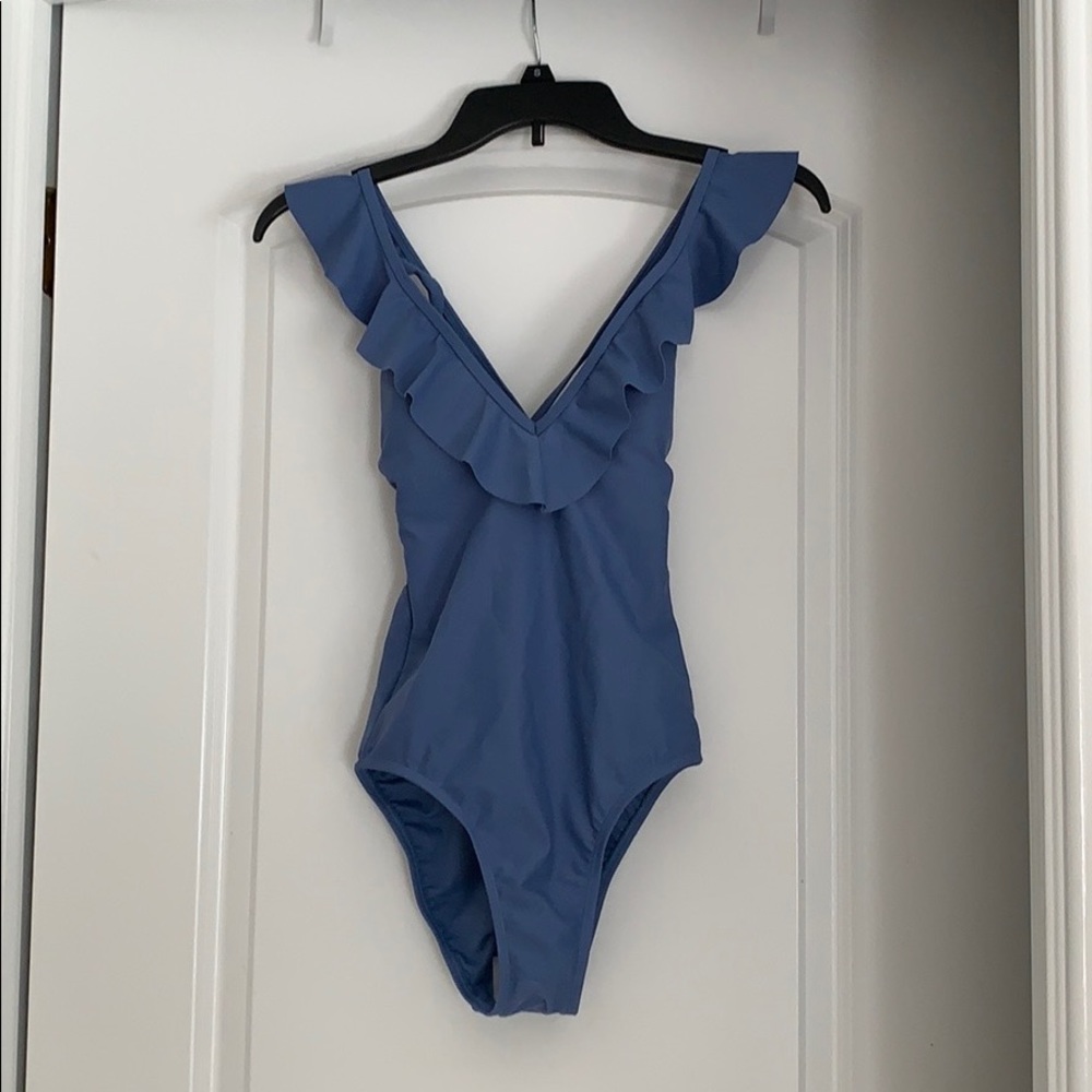 Blue One Piece Swimsuit